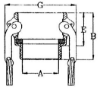 Camlock HUN m/utv. 1.1/2" gj AISI316 Type B