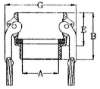 Camlock HUN m/utv. 2" gj AISI316 Type B