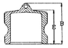 Camlock Plugg 3/4" AISI316 Type DP