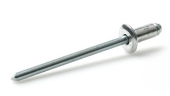 Popnagel Alu/stål 3,2x8 (gripeområde 3,5-5,5mm)