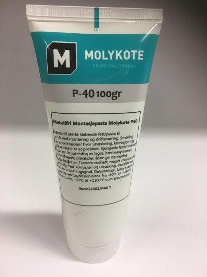 Molykote P-40 Høytemp pasta metallfri Aqua Lube