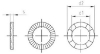 Heicolock skive M12 A4 - 13,0x19,5x2,6mm