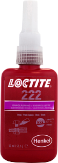 Loctite 222 Gjenge sikring 50ml svak