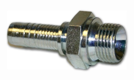 BSP MALE 1/8"- til 1/4" slange