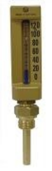 Maskintermometer R1/2x40mm 0-120ºC RETT