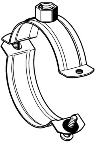 Skruklammer ø 13-18mm Syrefast M8