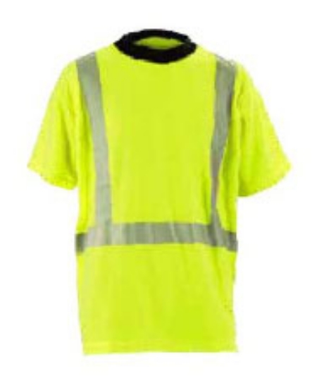 T-skjorte Synlighet Fluo/orange str L