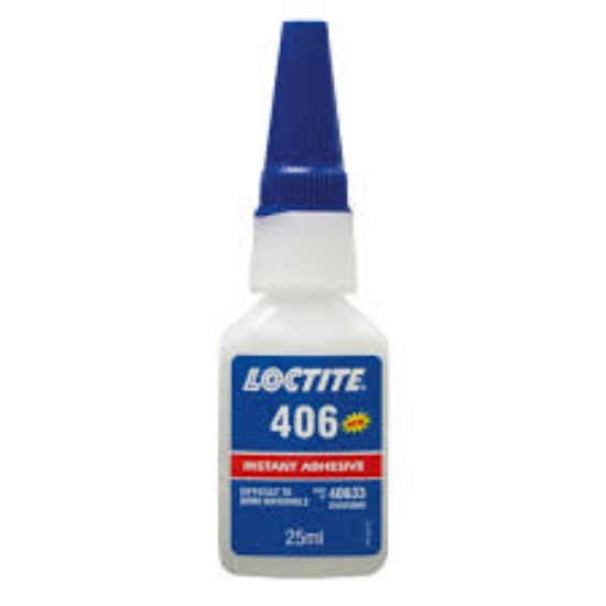 Loctite 406 Lynlim vanskelig plast/gum 20gr