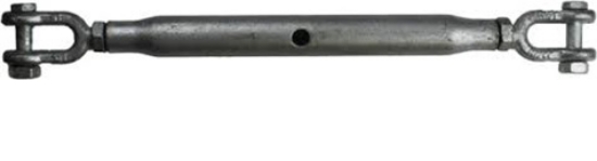 Strekkskrue 2 gafler galv 32mm MBL 19,2Tonn