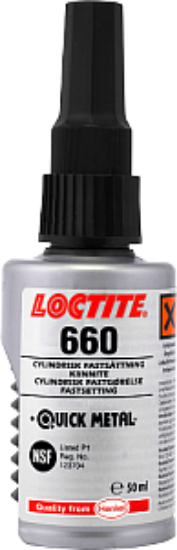 Loctite 660 lagerlås 50ml Opptil 0,5mm Høy styrke