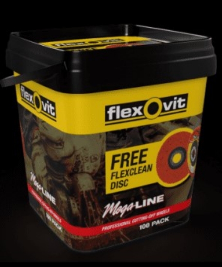 Flexovit kutteskive 125x1,0 boks a 100stk KAMPANJEVARE!