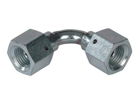 Albue BSP sv 90gr 1/4"x1/4" Female/Female