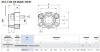 Sveiseflens SAE3000 - 1" - Weld in- 34,0mm m/oring