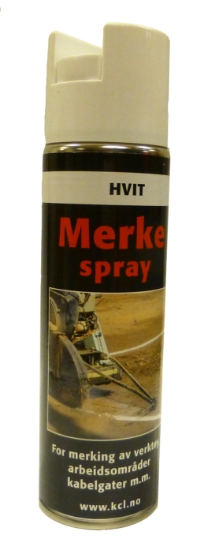 Merkespray hvit 500ml