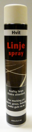 Strong linjespray hvit 750ml