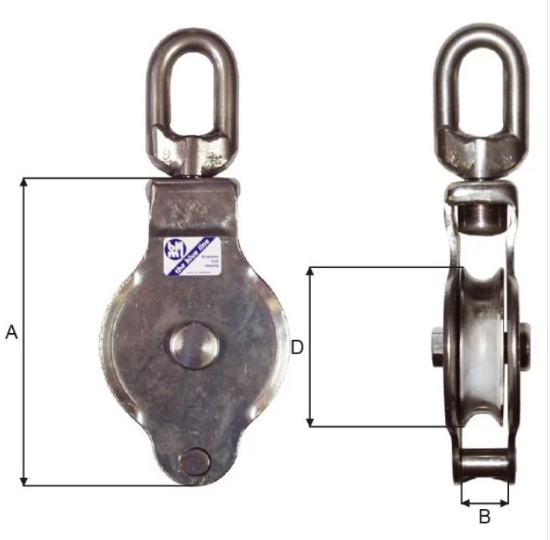 Rusfri blokk WLL 2,0T - Maks 16mm Wire