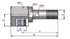 Svivel 90gr 1.1/2" 80/300BAR innv/utv