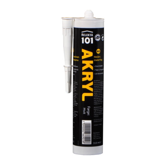 Akryl 101, 310ML, Hvit