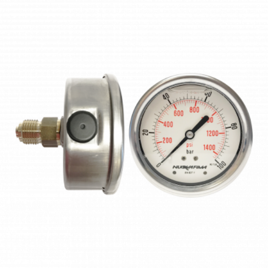 Manometer 0-10 BAR uttak BAK R1/4"