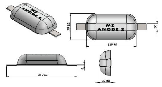 Sinkanode 2 kg