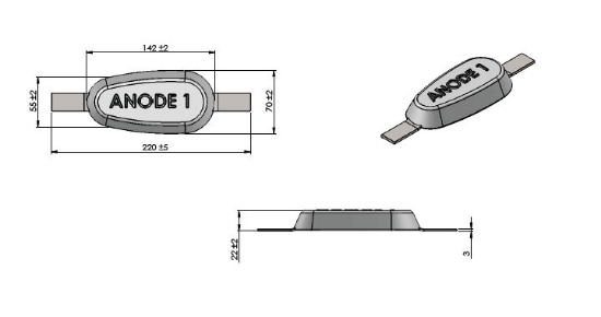 Sinkanode 1 kg