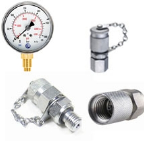 Bilde for kategori Manometer og kuplinger