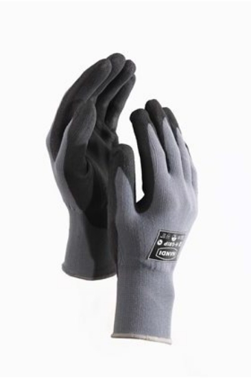 H-Grip Handi str 7 grå/sort
