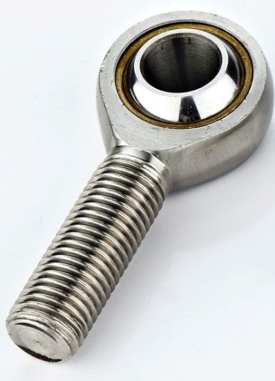 Stanghode 8 mm m/M8 utv.gjenge, Rustfri