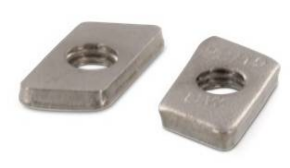 Bilde for kategori Platemutter Rustfri