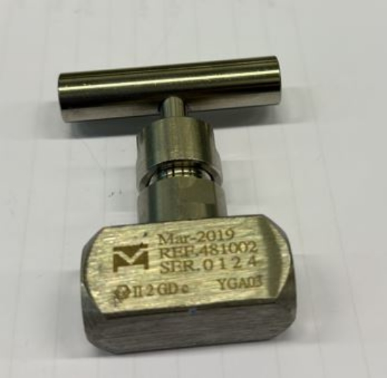 Bilde av Nåleventil 1/2" AISI316 420BAR T-håndtak