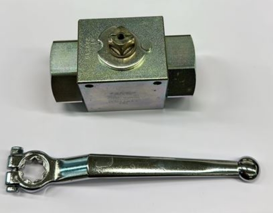Bilde av Høytrykk kuleventil stål 1/2"R 500BAR