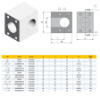 Bilde av T-Blokk red 1.1/2"-1"-1.1/2" for retainring