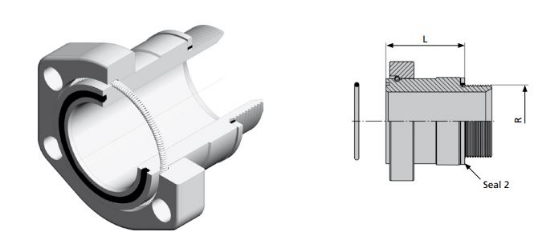 Bilde av GS Stuss 2"- 1.1/2" utv. rørgjenge, for retain ring 16BAR