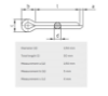 Bilde av Splinter,A4 Din 94  M2,5x50