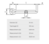 Bilde av Splinter,A4 Din 94  M10,0x100