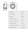 Bilde av Kronemutter M20 A4 DIN935