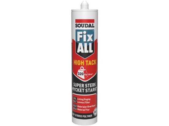 Bilde av Fix All High Tack Antrasitt 290ml Patron