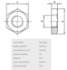 Bilde av Kontramutter 1/8"  BSP (rørgjenge) DIN431 A4