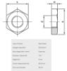 Bilde av Kontramutter 1 1/4"  BSP (rørgjenge) DIN431 A4