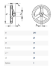 Bilde av Ratt Aluminium DIN 950 Ø200x20