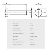 Bilde av Skruer,A4-80 Din 933  M6x12