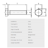 Bilde av Skruer,A4-80 Din 933  M8x10