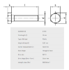 Bilde av Skruer,A4-80 Din 933  8x18