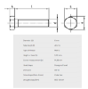 Bilde av Skruer,A4-80 Din 933  M8x45