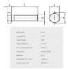 Bilde av Skruer,A4-80 Din 933 M10x12