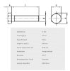 Bilde av Skruer,A4-80 Din 933  M10x30