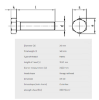 Bilde av Skruer,A4-70/A4-80 Din 933  M20x140