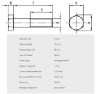 Bilde av Skruer,A4-80 Din 931 M6x70