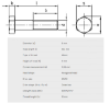 Bilde av Skruer,A4-80 Din 931 M6x100