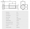 Bilde av Skruer,A4-80 Din 931 M8x60
